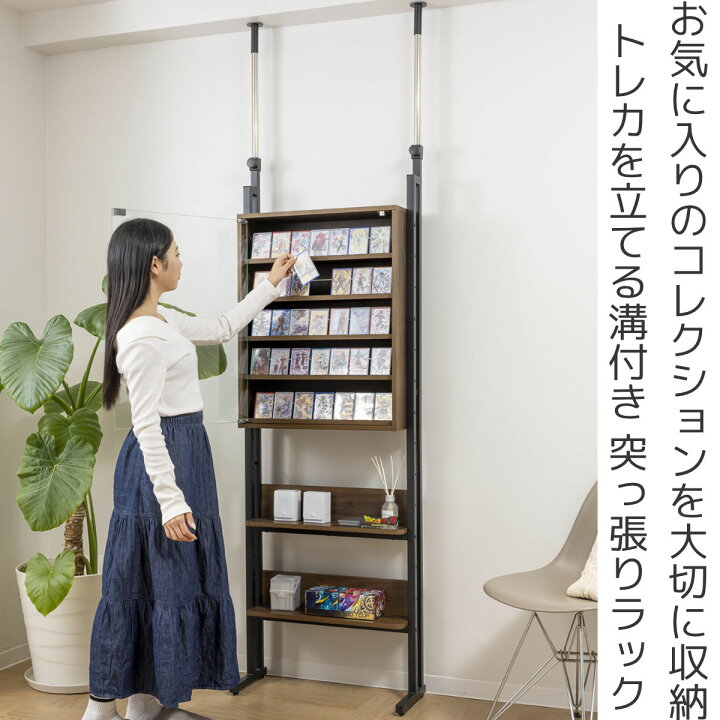 楽天市場】突っ張り ディスプレイラック 幅60cm カード 耐震 