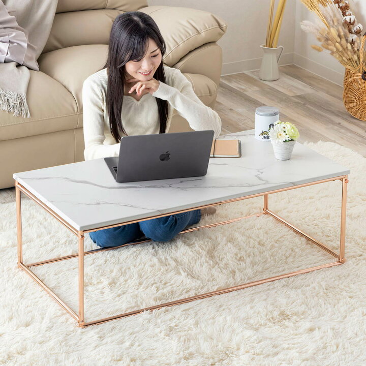 楽天市場】リビングテーブル 幅100cm センターテーブル （ ロー  