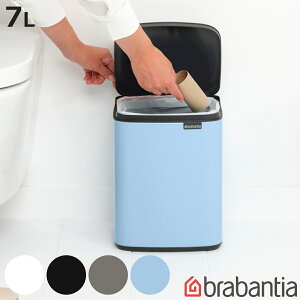 brabantia S~ 7L I[v Bo Waste Bin i ݔ uoVA 7bg  RpNg Ǌ| ӂt Tj^[{bNX Ci[{bNXt rO  gC  jy398