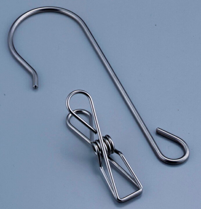 楽天市場 洗濯バサミ 洗濯ピンチ オールステンレス フック付ピンチ 4個組 ステンレスピンチ 洗濯ばさみ 洗濯物干し 室内干し 部屋干し 洗濯用品 小物干し 洗濯グッズ ランドリー ステンレス製 3980円以上送料無料 お弁当グッズのカラフルボックス