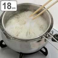 ザル 18cm ステンレス製 日本製 ゆであげザル 便利でごザル （ 18センチ ゆでざる 茹でザル ざる 網 湯切…