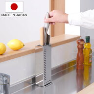 包丁スタンド 3本収納 ステンレス 日本製 （ ステンレス 日本製 包丁立て ナイフスタンド キッチン収納 …