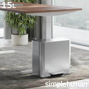 S~ 15L simplehuman Ki ~jTCN[ XebvJ Vo[ i ݔ 15bg Vvq[}  Â XeX [J[ۏؕt ӂt Lb` rO y_