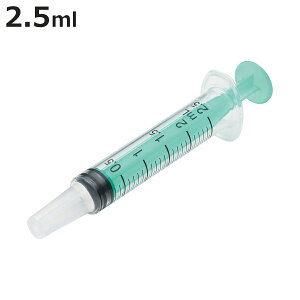 注射器 2.5ml 注入用 ペット用 シリンジ ( ペット 動物用 犬 猫 小動物 水 フード 薬 エサ メモリ付き 食事 補助 介助 介護 えさやり 餌 流動食 給餌 老犬 老猫 鳥 子犬 子猫 ペット用品 )【3980
