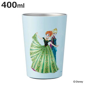 タンブラー 400ml ステンレスタンブラー M アナと雪の女王 ( 保温 保冷 ステンレス コップ キャラクター ディズニー コンビニ コーヒー カップ アナ エルサ アナ雪 )【3980円以上送料無料】