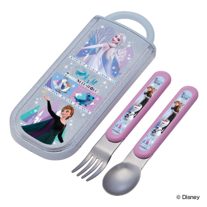 楽天市場】コンビセット スプーン フォーク スライド式 アナと雪の女王  