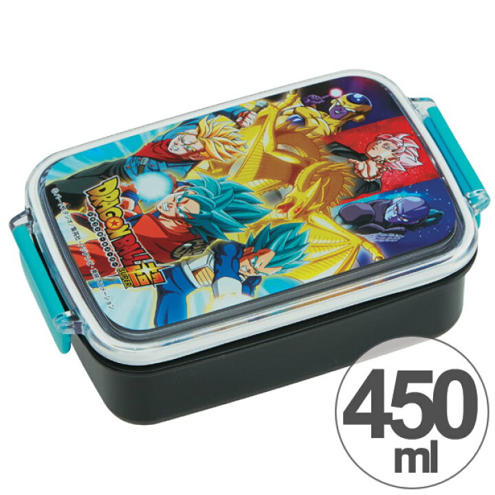 楽天市場】お弁当箱 角型 ドラゴンボール超 450ml 子供用 キャラクター  