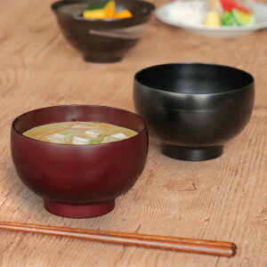 汁椀 380ml てまり椀 山中塗 プラスチック ( 食洗機対応 電子レンジ対応 お碗 椀 ボウル 抗菌加工 軽い 割れにくい プラスチック製 スープ 味噌汁 おしゃれ 子供 お年寄り ) 【3980円以上送料