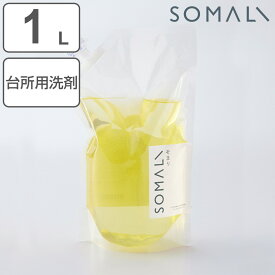 SOMALI キッチンクリーナー詰替用 1000ml （ そまり キッチン クリーナー 詰め替え用 純石けん 無添加 天然素材 泡スプレー 台所掃除 台所 掃除 肌にやさしい 石けん 油汚れ フローリング 床掃除 台所用洗剤 おしゃれ ソマリ ） 【3980円以上送料無料】