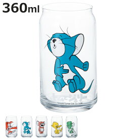 グラス 360ml 缶型グラス レトロ （ 日本製 ガラス トム＆ジェリー トム ジェリー タフィー キャラクター コップ タンブラー かわいい ククッカー マッスル ）【3980円以上送料無料】
