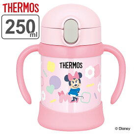 子供用水筒 サーモス thermos 真空断熱ベビーストローマグ ミニー 250ml FJL-250DS ステンレス製 （ ステンレスマグ ストロー付 トレーニングマグ 保冷 ベビー用マグ 赤ちゃん用マグ 両手マグ ミニーマウス ） 【3980円以上送料無料】