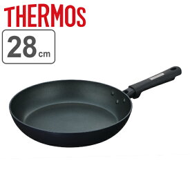 フライパン 28cm IH対応 サーモス thermos キッチンプラス KITCHEN＋ プラズマ超硬質コート （ 送料無料 ガス火 直火 ih 浅型フライパン アルミフライパン 28センチ プラズマ加工 ブルー おしゃれ 調理器具 オール熱源対応 ） 【3980円以上送料無料】