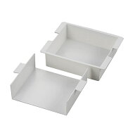 流し缶 大 冷し型 寒天型 プラスチック タイガークラウン 日本製 （ 電子レンジ対応 寒天 型 四角 流し型…