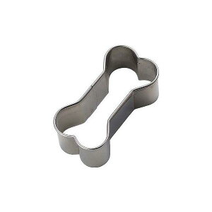 クッキー型 抜き型 ドッグボーン 小 ステンレス製 ( クッキー抜型 クッキーカッター 骨 ほね 製菓グッズ 犬 抜型 クッキー抜き型 製菓道具 お菓子作り )【3980円以上送料無料】