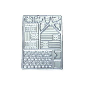 クッキー型 抜き型 ログハウス お菓子の家 スチール （ クッキーカッター 製菓グッズ 抜型 家 手作り 製菓道具 お菓子作り プレゼント クリスマス ）【3980円以上送料無料】