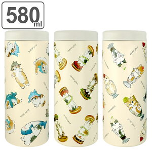 水筒 マグボトル 580ml 保温 保冷 モフサンド マルチステンレスボトル ( mofusand 直飲み スクリュー マグボトル ペットボトルホルダー ねこ 直のみ マグ ボトル マイボトル タンブラー 猫 かわ