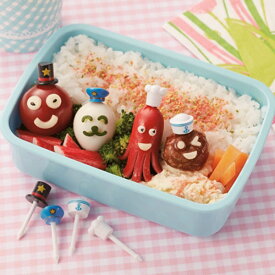 ピック はたらくぼうしピック 8本入り （ お弁当グッズ キャラ弁 子供用 お弁当ピック お弁当用 ピックス デコ弁 ） 【3980円以上送料無料】