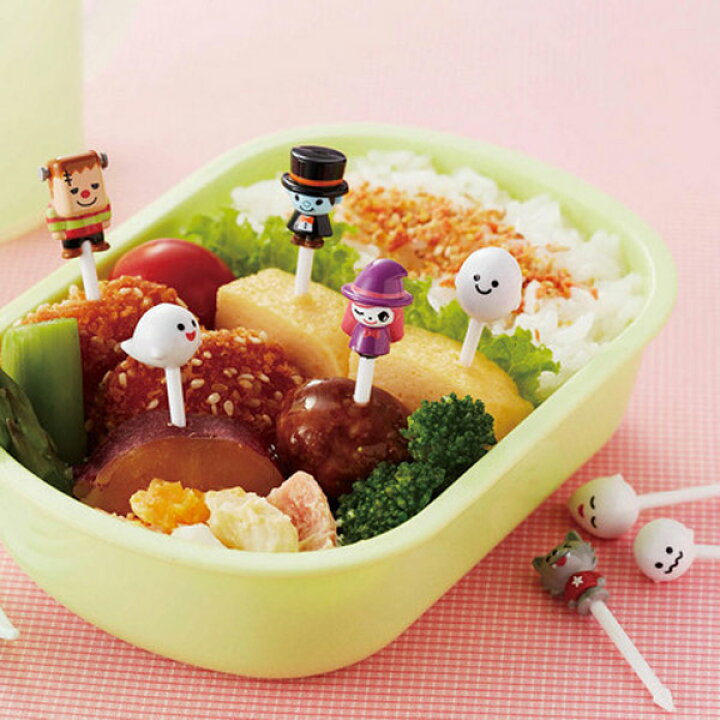 楽天市場 ピック おばけピック 8本入り お弁当グッズ キャラ弁 子供用 お弁当ピック お弁当用 ピックス デコ弁 子供用 3980円以上送料無料 お弁当グッズのカラフルボックス