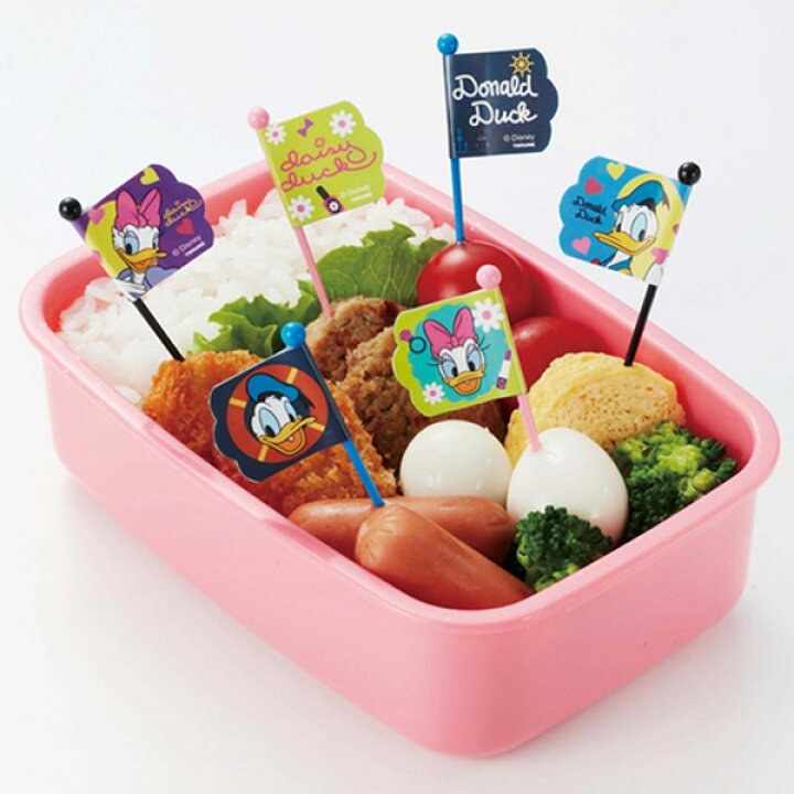 楽天市場 ピック ドナルド デイジー 9本入 お弁当 キャラクター キャラ弁 保育園 幼稚園 お弁当グッズ 弁当 デコ弁 遠足 運動会 飾り 弁当グッズ 楊枝 ようじ お弁当用 おかず用 手作り弁当 ピンチョス 3980円以上送料無料 お弁当グッズのカラフルボックス