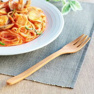 フォーク WOODN 21cm L 天然木 木製 （ テーブルフォーク カトラリー 洋食器 サオ 木製食器 木 おしゃれ …