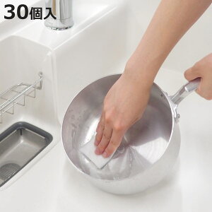 キッチンスポンジ KR毎日取替えクリーナー洗剤入 30個入 ( スポンジ 食器用スポンジ 洗剤入り 使い捨て 毎日使える 交換 台所スポンジ クリーナー 使い切り 大容量 衛生的 食器洗いスポンジ