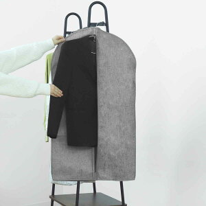 衣類カバー ポケット付き クローゼット 幅58×高さ100cm ( 洋服カバー ロング スーツカバー ジャケット 収納 衣類 カバー ホコリよけ 衣類保管 ワンピース ネクタイ ベルト アクセサリー 小物