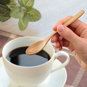 スプーン コーヒースプーン 14cm 栗の木 天然木 カトラリー ( 木製 ティースプーン 木 ウッドカトラリー 和食器 栗 木のスプーン コーヒー スープ デザート ) 【3980円以上送料無料】