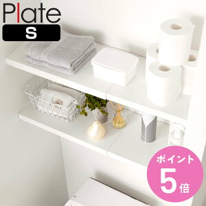 山崎実業 Plate 伸縮 つっぱり棒用棚板 プレート S ( 4903208053242 プレートシリーズ つっぱり棒用 棚板 伸縮棚板 突っ張り棒 棚 板 収納 突っ張り棚 つっぱり棚 収納棚 ラック 伸縮式 )【3980円