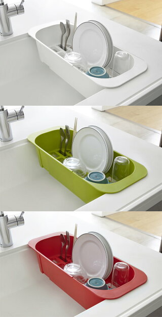 水切りかごアクアAQUA伸縮タイプ水切りバスケットプラスチック製