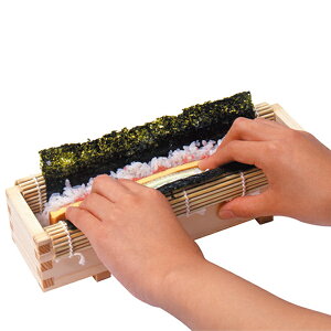 巻き寿司セット 綺麗に巻ける ( 寿司キット 巻き寿司 キッチン用品 調理用品 調理器具 太巻き 手巻き寿司 恵方巻き 下ごしらえ 手軽 簡単 )【3980円以上送料無料】