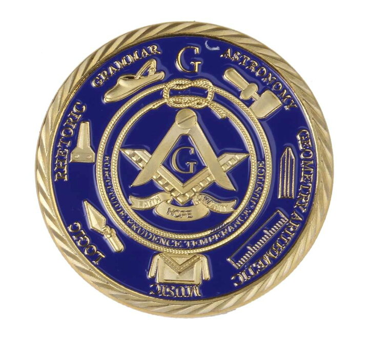 楽天市場 2枚セット 秘密結社 フリーメイソン コイン Freemasonry コレクション 記念コイン 開運グッズ 開運 風水 カラフルショップ