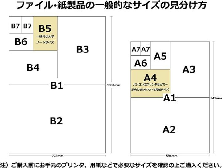楽天市場】クリアファイル 40枚入 (10枚×4) A4 A5 B5 サイズ クリア 