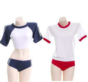 体操服 ブルマ コスプレ 2点セット セクシー 女子高生 中学生 陸上部風 仮装 ユニフォーム 萌え