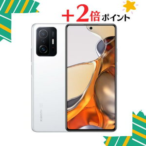 �u+2�{�|�C���g�E�V�i���J�� �v Xiaomi �V���I�~ 11T Pro 8GB 128GB ���[�����C�g�z���C�g SIM�t���[ �X�}�[�g�t�H�� ���T�C�t�P�[�^�C 6934177750267