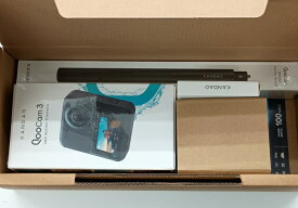 「+2倍ポイント・新品」Kandao QooCam3 プレミアムセット / 360度 アクションカメラ クーカム3 5.7K 7200万画素 360度パノラマ撮影 360度パノラマ映像