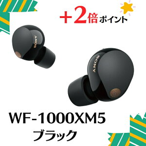 �u+2�{�|�C���g�E�V�i�vSONY �\�j�[ WF-1000XM5 �u���b�N �m�C�Y�L�����Z�����O ���C�����X�C���z�� Bluetooth �C���z�� ���C�����X �J�i���^ �n�C���]���C�����X 4548736143470