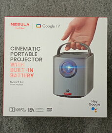 「+2倍ポイント・新品」 ANKER プロジェクタ Nebula Mars 3 Air D2325511 [ブラック] 4571411215162