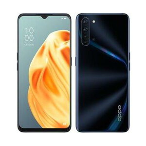 �u+2�{�|�C���g�E�V�i�vOPPO Reno3 A 6.44�C���` �������[6GB �X�g���[�W128GB �u���b�N SIM�t���[ �A���h���C�h�X�}�[�g�t�H�� ���{�� 4580038877738