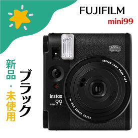 【新品・未使用】FUJIFILM 富士フイルム チェキ インスタントカメラ instax instax mini 99 ブラック ギフト プレゼント 4547410529845