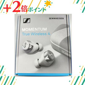 「+2倍ポイント・新品」Sennheiser MOMENTUM True ワイヤレスイヤホン Wireless 4 White Silver 4260752332415