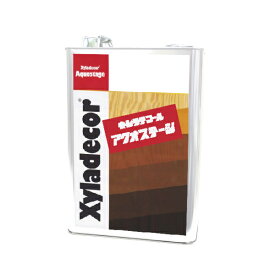 キシラデコール アクオステージ 401 カラレス (無色・下塗り用) [3.5kg] XyLadecor 水性 屋外木部用 木材保護塗料