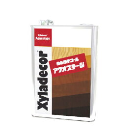 キシラデコール アクオステージ 411 ウォルナット [3.5kg] XyLadecor 水性 屋外木部用 木材保護塗料