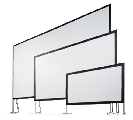組立て式大型スクリーン　スタンフル モノクリップ32 MBCF-100HD　(16:9)100インチ