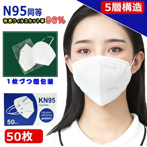 [ KN95 }XN CEF؍ KN95 }XN N95 MASK KN95 ̖D sDz PM2.5Ή 5w\ 3DH EBX΍ 򖗃Jbg ԕ΍ ח\h ho}XN ^Cv jp zCg 50 IX