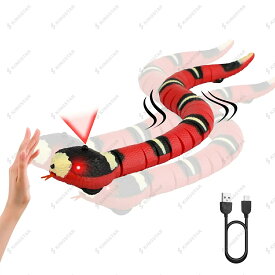 電動蛇のおもちゃ スマートセンシングスネーク猫のおもちゃ USB充電式蛇のおもちゃ 猫のヘビのおもちゃ 猫が動く蛇のおもちゃ 40cm