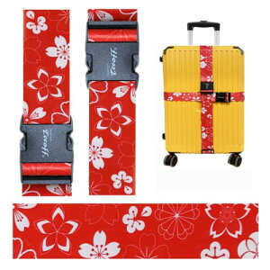 Teeoff Luggage Straps Suitcase Belts �ו��X�g���b�v�X�[�c�P�[�X�x���g�g���x���o�b�O�A�N�Z�T���[���߉\��220CM (Sakura Orange - 2 Pack)