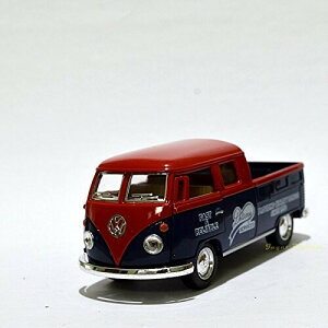 KiNSMART �t�H���N�X�E���[�Q�� ���[�Q���o�X �s�b�N�A�b�v �f���o���[ 1/34�@1963 VW Bus Double Cab Pickup Delivery�@ (���b�h)