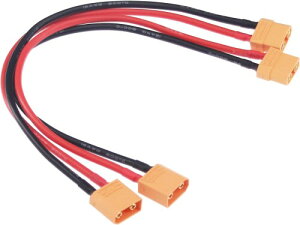 Maihuijia 2pcs 30cm VR[ P[u 14AWG tĂ XT90 ̃IX̃vO RlN^[ւ XT90 ̃X̃vO RlN^[ (XT90)