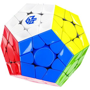 Bucubke GAN Megaminx MagLev �� UV ���� ���΃L���[�u �X�e�b�J�[���X�}�W�b�N�L���[�uGAN 12�ʑ̋��Z�p�p�Y���}�W�b�N�L���[�u3D ���K�K�~���N�XM�L���[�u (�u���b�N�AUV Coated)