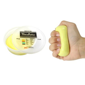 CanDo? Theraputty? Exercise Material - 4 oz - Yellow - X-soft